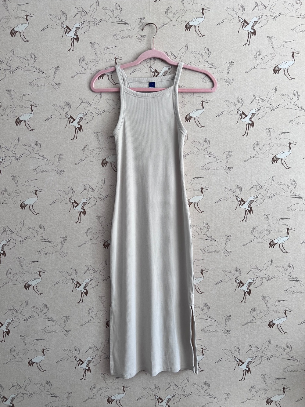 Old navy ribbed cami midi dress